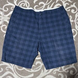 Old Navy Navy Plaid Shorts